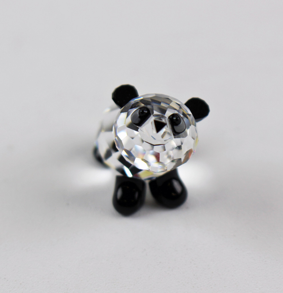 ◇中古品◇スワロフスキー パンダ 置物 SWAROVSKI A7611 NR000 002