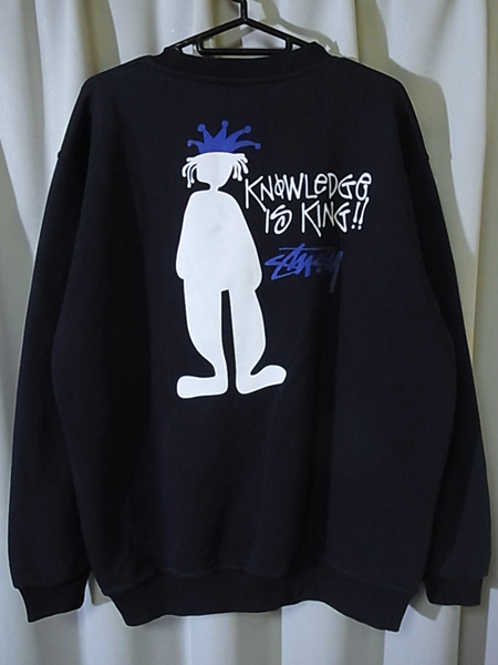 w*a様 ⭐️Old Stussy 90s スウェット　シャドーマン　usa製 90s USA製 STUSSY ステューシー スウェット ビンテージ シャドーマン L