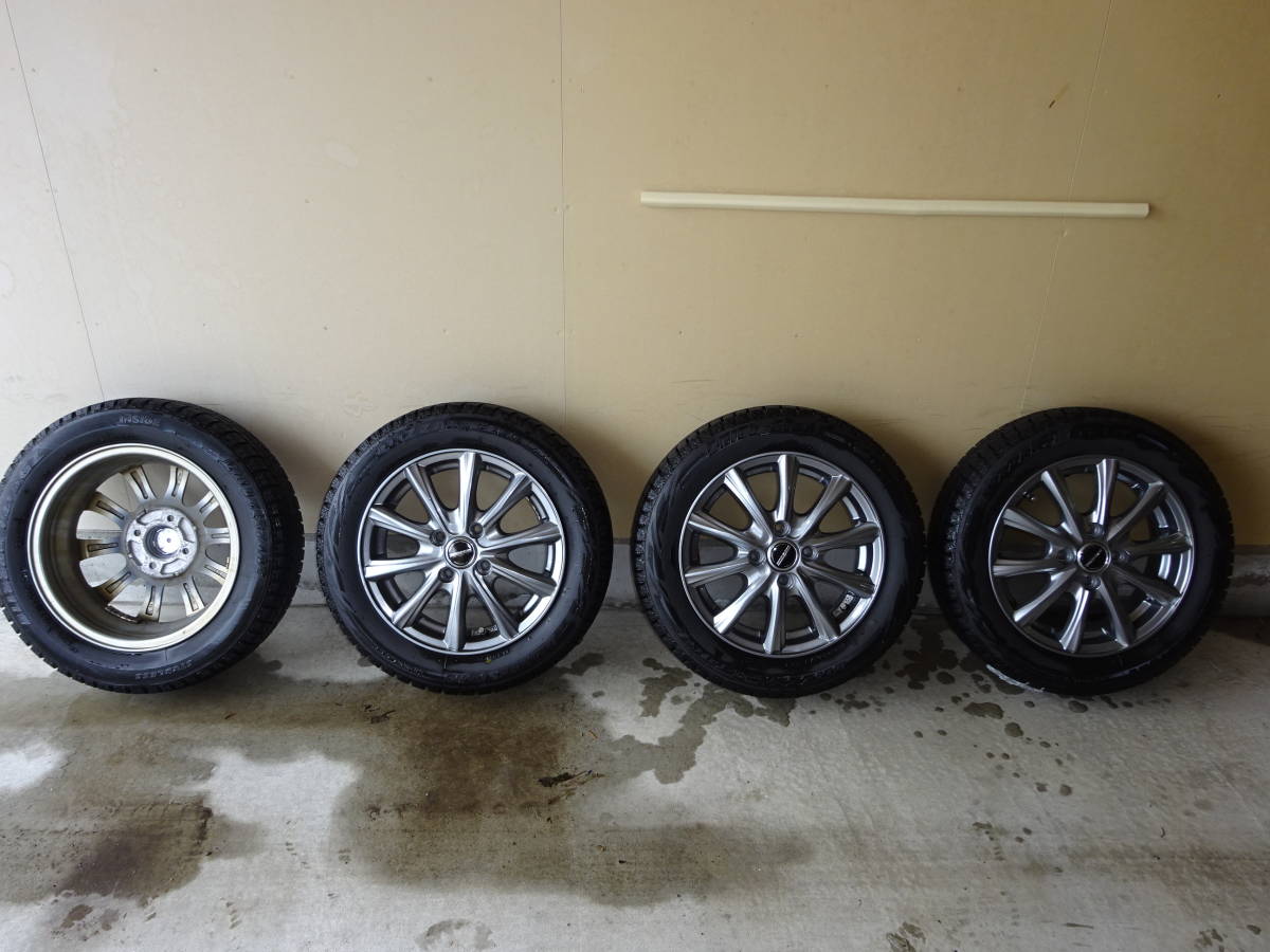 ブリヂストン バリ山 スタッドレスタイヤ BS 175⁄60R16 中古4本セット 