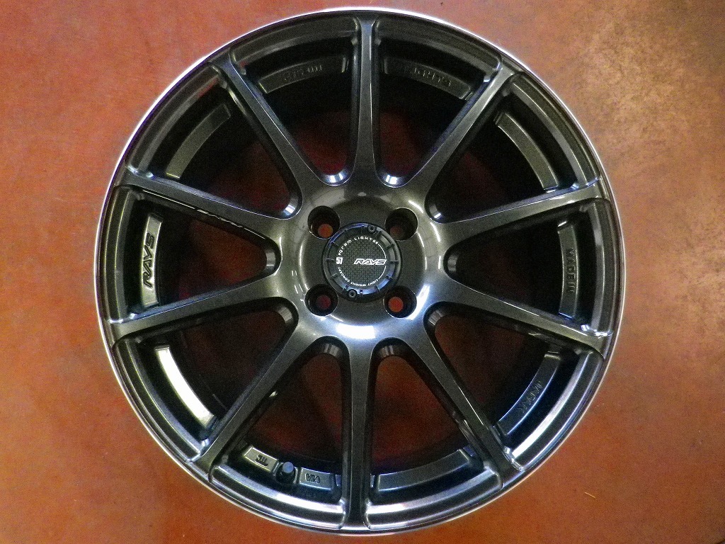 PW1660♪ホイールのみ!4本販売♪RAYS グラムライツ 57 TRANSCEND トランセンド♪PCD100・17×7J・+42・ハブ65♪