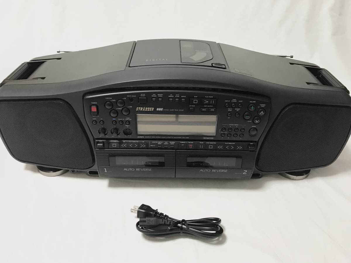 【動作確認済】 バブルラジカセ四天王 AIWA CSD-XR90 オーディオ機器 【動作確認済】 バブルラジカセ四天王 AIWA CSD-XR90