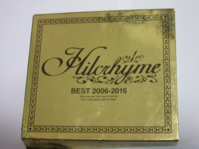Hilcrhyme BEST 2006-2016　初回 新品・未開封４ CD Hilcrhyme、初のオールタイム・ベスト・アルバム『BEST 2006-2016』4月