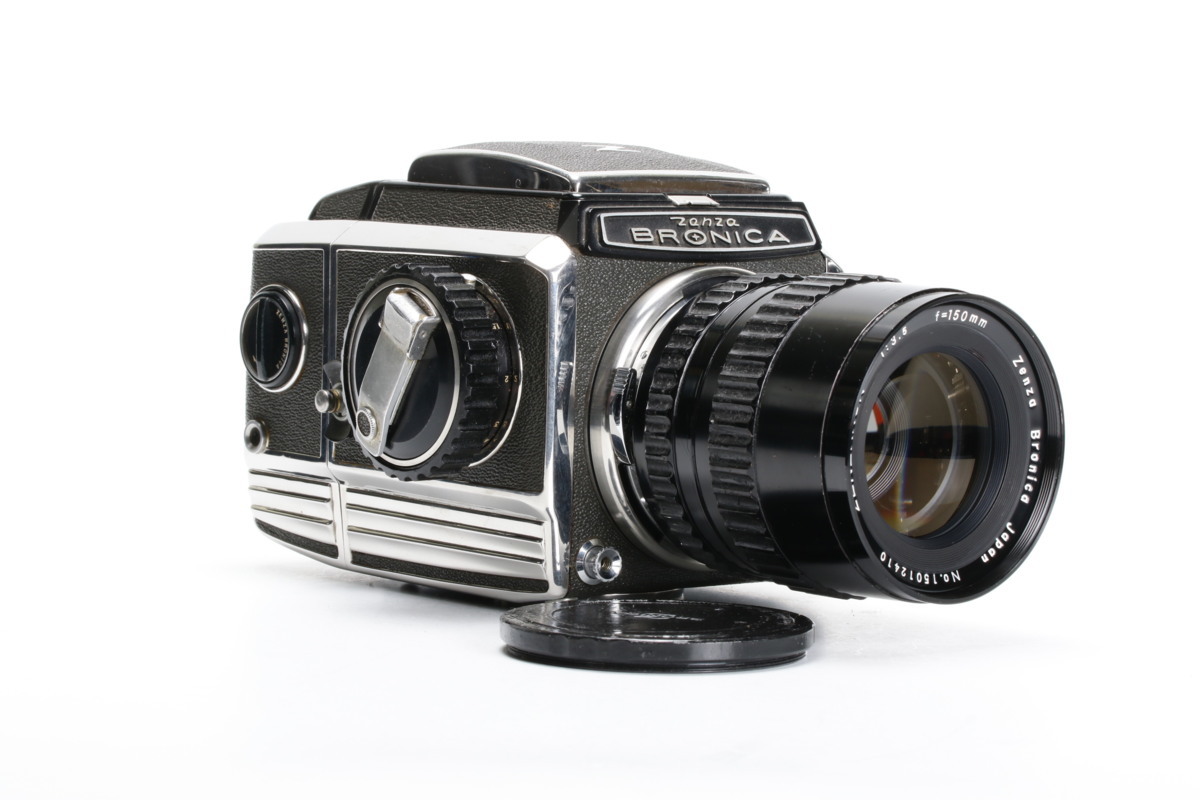○○ZENZA BRONICA S 150mm付き○○ シャッターOK⁄レンズ2本付ZENZA