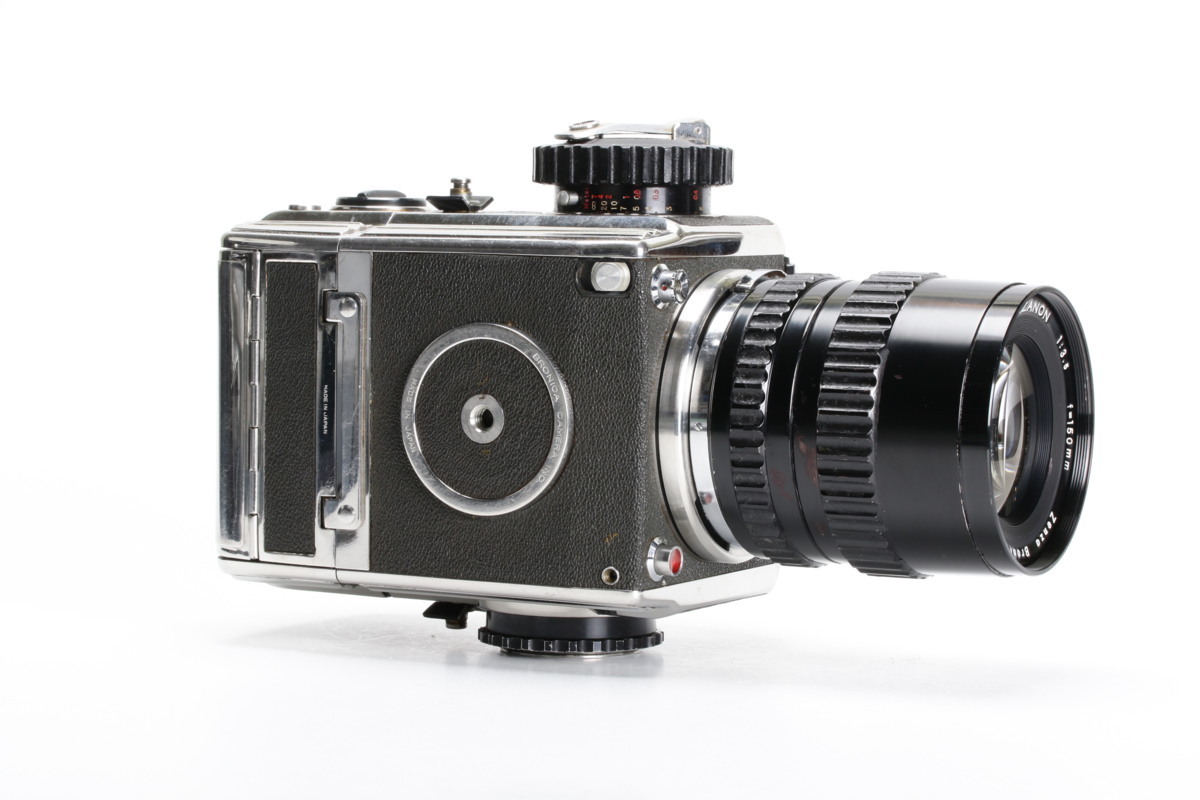 ○○ZENZA BRONICA S 150mm付き○○ シャッターOK⁄レンズ2本付ZENZA