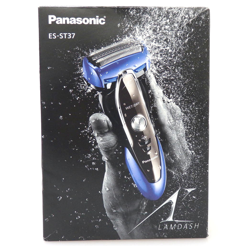 【開封/未使用品】 Panasonic パナソニック メンズシェイバー ラムダッシュ 3枚刃（青） ES-ST37 電気シェーバー