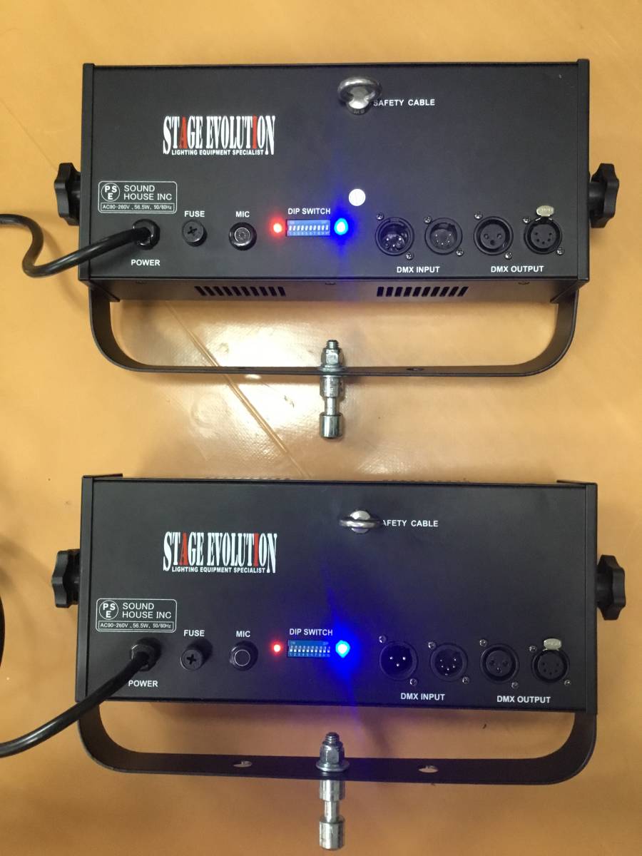 STAGE EVOLUTION LED SPARK 50 ストロボ 取り扱い説明書付き の入札
