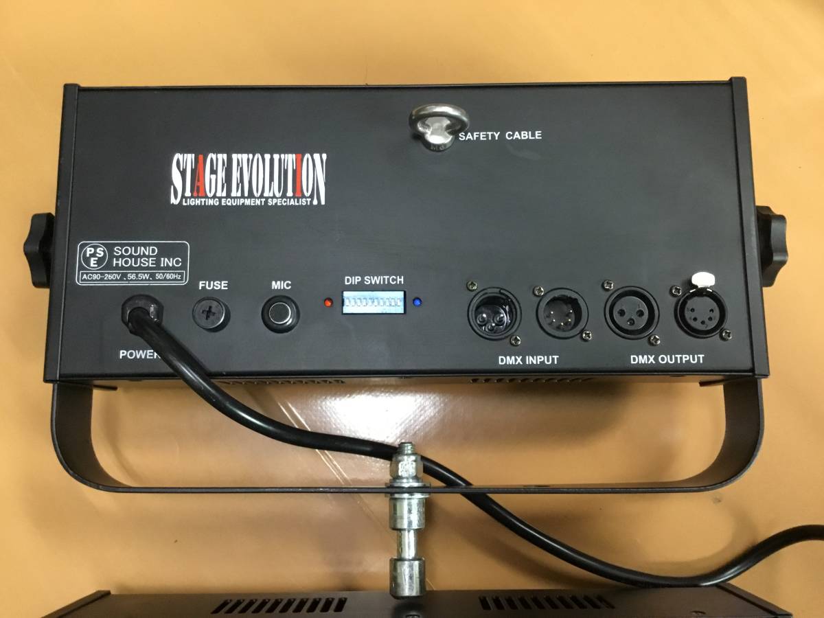 STAGE EVOLUTION LED SPARK 50 ストロボ 取り扱い説明書付き の入札