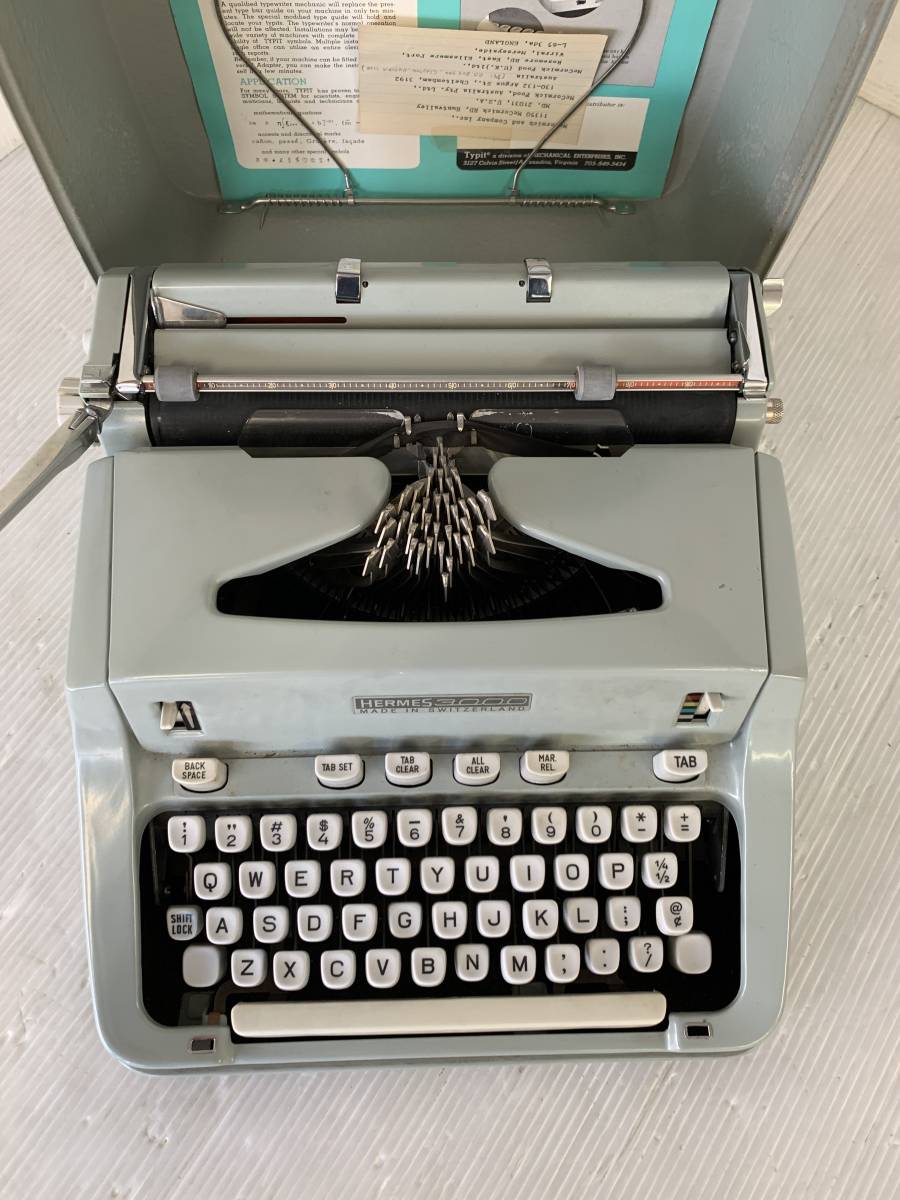 0 HERMES タイプライター アンティーク Hermes Yahoo!オークション