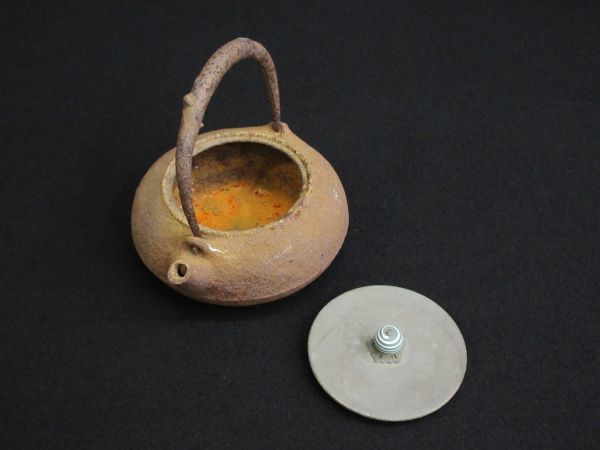 美術品・アンティーク・コレクション 「祖」 鉄瓶 蓋 【晴寿堂】蓋のみ