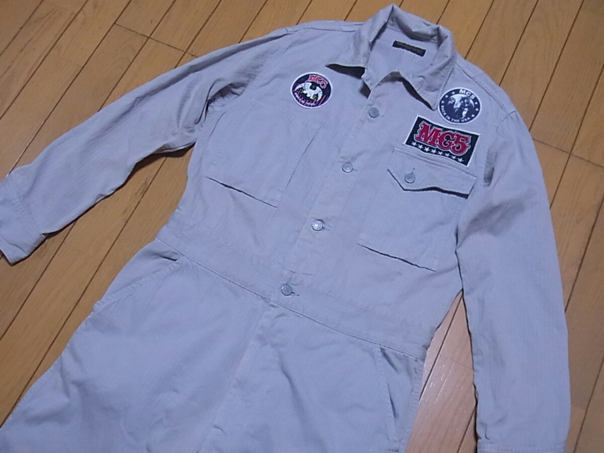 HYSTERIC GLAMOUR MC5 つなぎ サイズフリー 薄いグレー ㈱オゾン HYSTERIC GLAMOUR MC5 つなぎ サイズフリー 薄いグレー ㈱オゾン