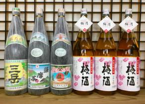 即決12300円【 伊佐美 ・ 三岳 ・ 薩摩茶屋 ・ さつまの梅酒 3本