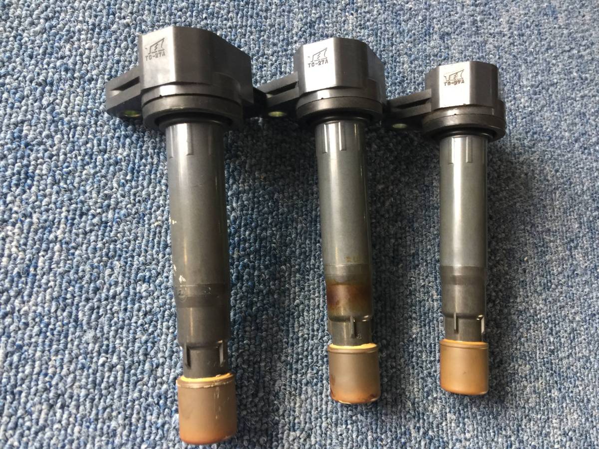TC27 ライフ バモス アクティ HM1 HM2 H HJ1 JB1 JB5 JB3 HA6 HA7 HH5 HH6 イグニッションコイル ダイレクトコイル 3本　管理番号 19225　_4