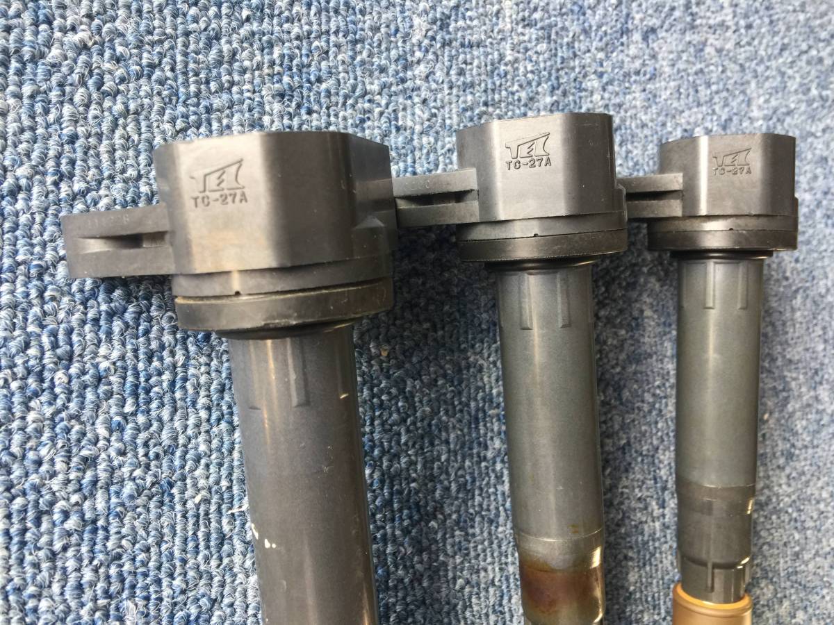 TC27 ライフ バモス アクティ HM1 HM2 H HJ1 JB1 JB5 JB3 HA6 HA7 HH5 HH6 イグニッションコイル ダイレクトコイル 3本　管理番号 19225　_5