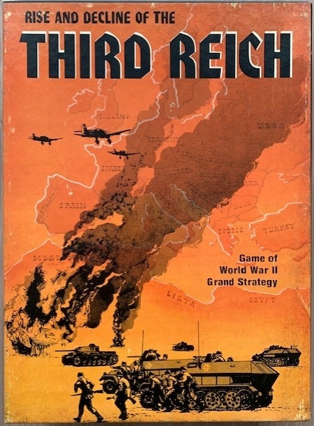 絶版★THE THIRD REICH（第三帝国）★Avalon Hill社★新品同様★未使用品★完全品★未切り離し品★日本語訳付★超美品★