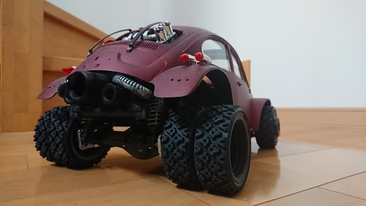 タミヤ CC-01 ワーゲンオフローダーボディ改 クローラー ラットスタイル 世紀末 マッドマックス 北斗の拳 製作中