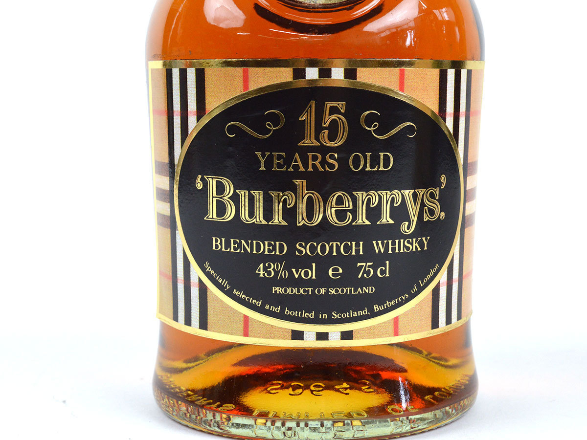 31古酒☆未開栓/ burberrys バーバリー/ ブレンデッド スコッチ