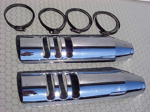 ◎スポーツスター 純正ヒートガード（ スリットあり クローム ハーレー