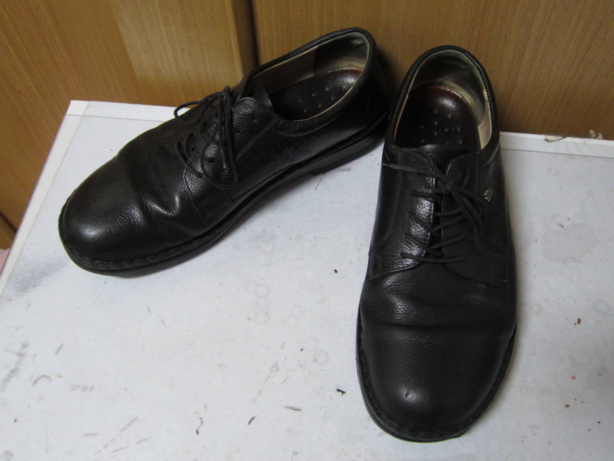 ドイツ製 Finn Comfort 外反母趾用 ビジネスシューズ US8 黒 フィンコンフォート E1903B