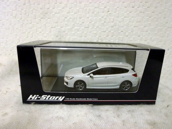 ハイストーリー スバル インプレッサスポーツ 2.0i-S アイサイト 1/43 ミニカー ホワイト