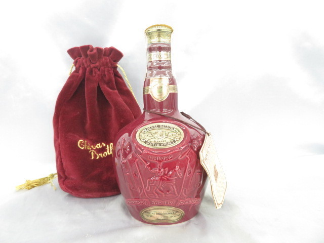 未開栓】ROYAL SALUTE ロイヤルサルート 21年 赤 陶器ボトル