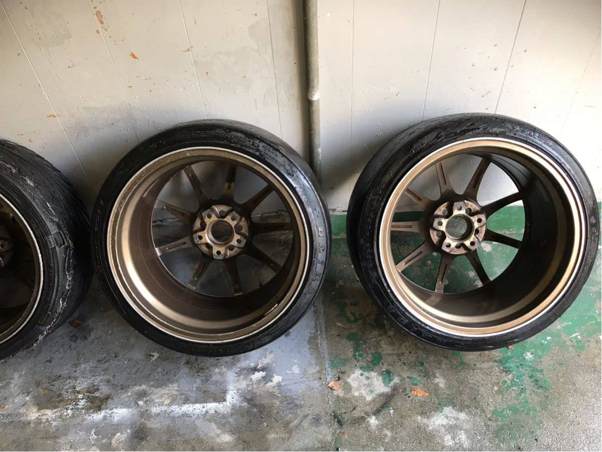 ウェッズスポーツ SA-70 Weds 4本 Sport 18インチ8J 5穴100 タイヤ付き