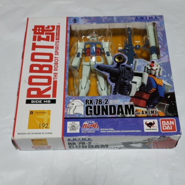 定番人気，低価 /ROBOT魂 ガンダム ver.A.N.I.M.E パッケージ痛み有り(機動戦士ガンダム)｜売買されたオークション情報、yahooの商品情報をアーカイブ公開 - オークファン 機動戦士ガンダム