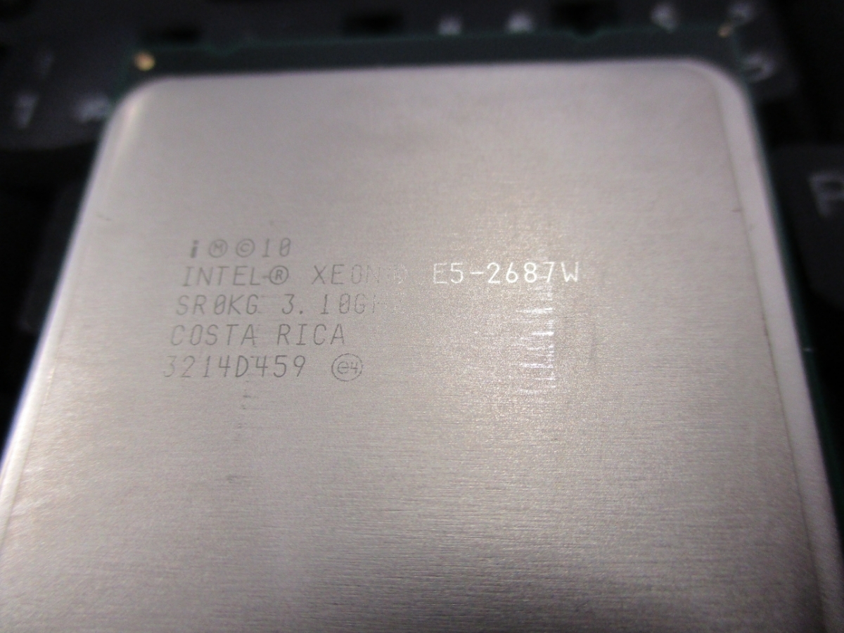 Xeon E5-2687W 3.10GHz SR0KG LGA2011 2個セット_2