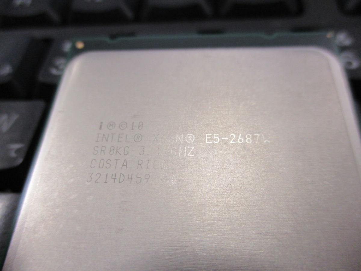 Xeon E5-2687W 3.10GHz SR0KG LGA2011 2個セット_3