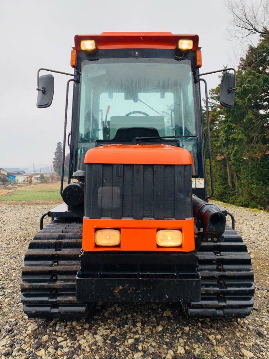 岩手 現状 売切り クボタ KM-70 クローラトラクター モロオカ 70馬力
