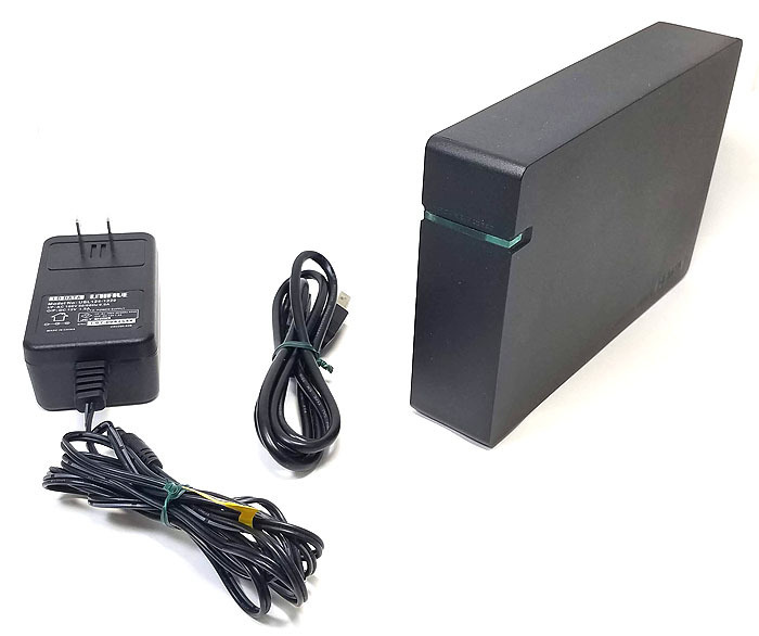 USED フォーマット済み・動作品 I-O DATA HDCA-U2.0CK HDD:2TB(2000GB) 外付けHDD テレビ録画 PC Win/Mac対応 ハードディスク