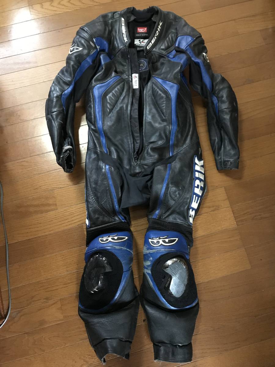 BERIK 2.0 革ツナギ 黒⁄青⁄白 BERIK2.0 BERIK ベリック 2.0 BERIK 2.0 革ツナギ 黒⁄青⁄白 BERIK2.0 BERIK ベリック 2.0