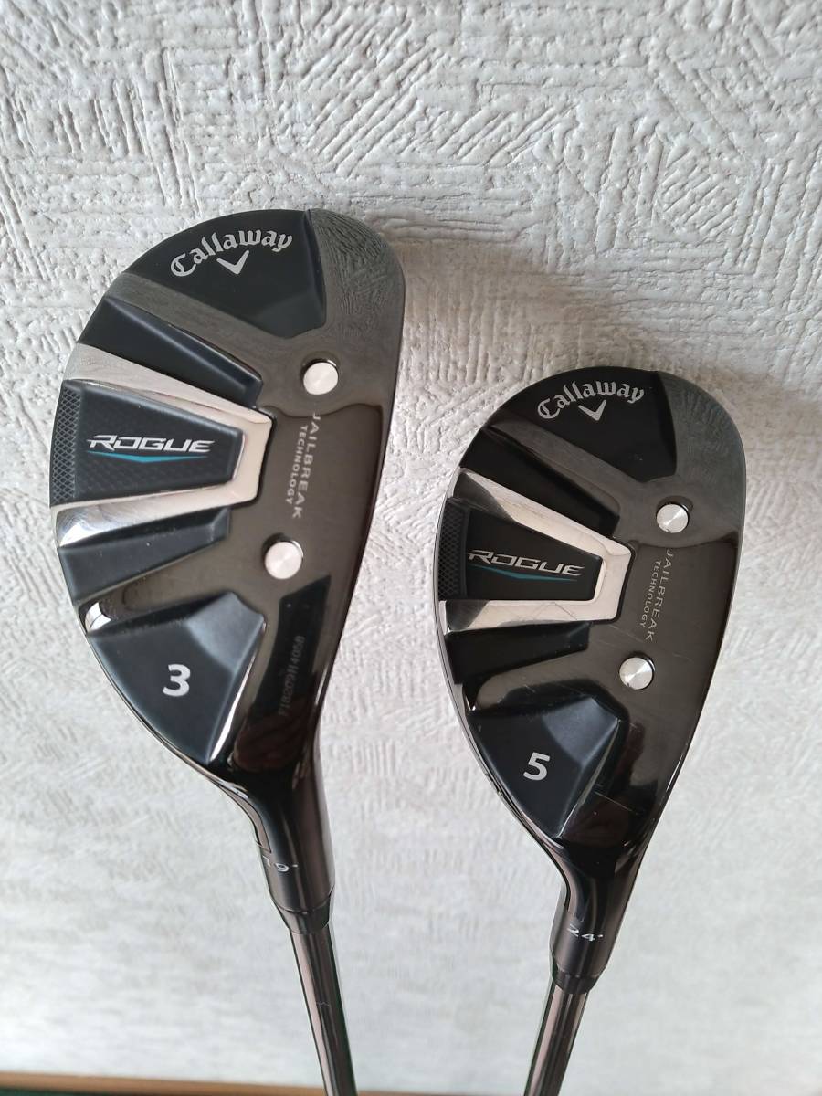 人気SALE，新作 仕様 US仕様 3番5番 2本セット キャロウェイ Callaway ROGUE ローグ ユーティリティ ATTAS EZ Hybrid(キャロウエイ)｜売買されたオークション情報、yahooの商品情報をアーカイブ公開 - オークファン 男性右きき用