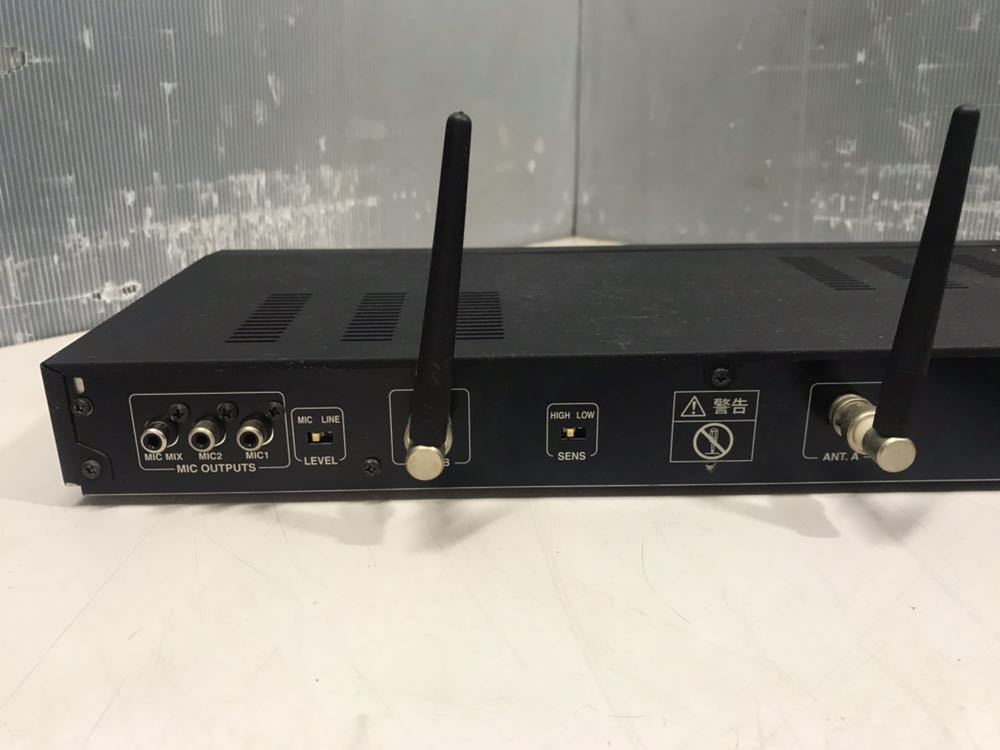 WT-8600/WM-860 ワイヤレスマイクセット 800MHz帯 JOYSOUND/UGA/BMBの