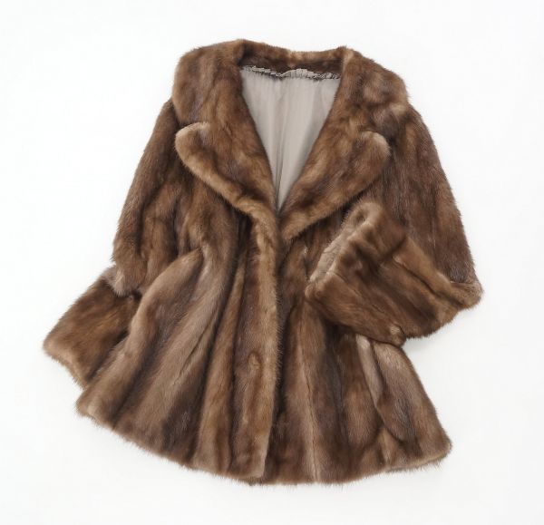 J9436【美品/最高級】ミンク/MINK*銀座和光/WAKO*fur couture beverly 
