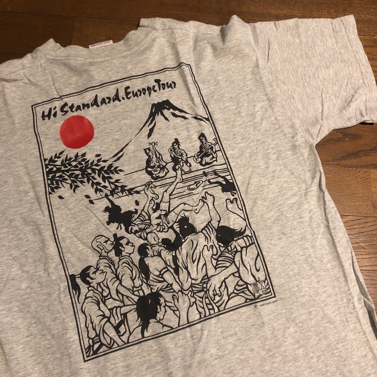 Hi-STANDARD ヨーロッパツアーT Tシャツ ハイスタ airjam pizza of