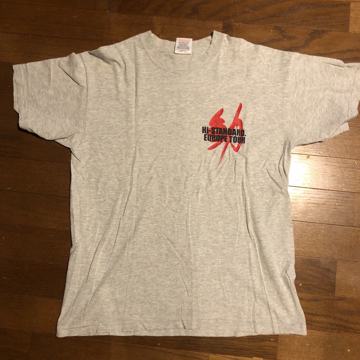 Hi-STANDARD ヨーロッパツアーT Tシャツ ハイスタ airjam pizza of