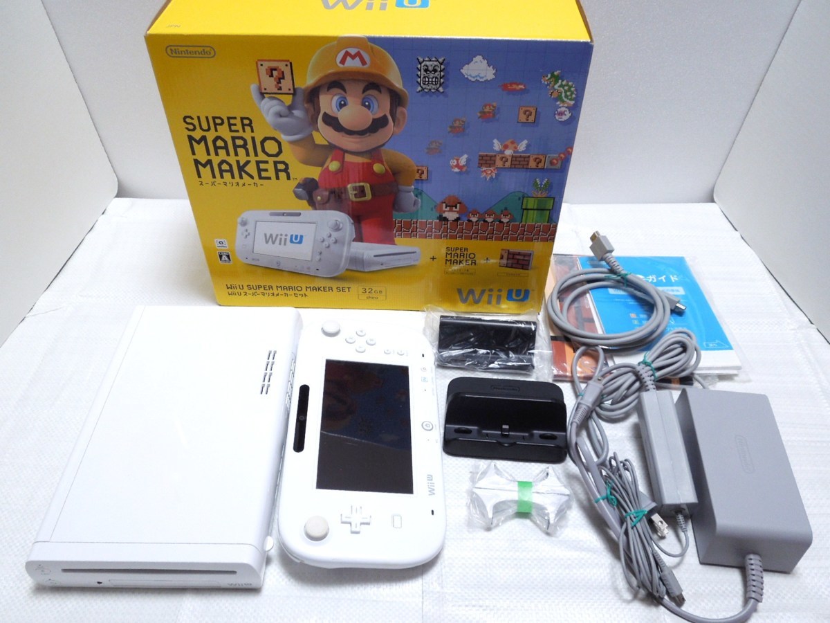 U Wii Super Mario Maker Video 32GB White スーパーマリオメーカー 