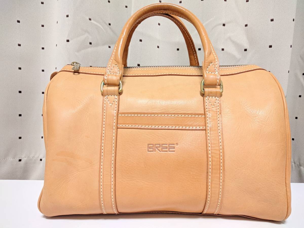 BREE ヌメ革 2way ミニボストンバッグ レザー ブリー ハンドバッグ 