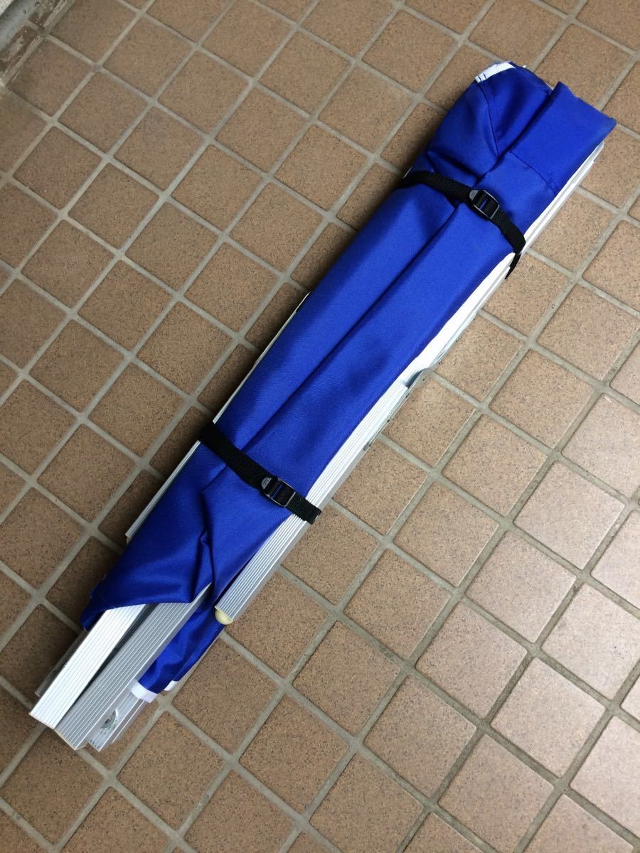 キャンプ用コット（簡易折り畳みベッド）２個組一つ未使用_2