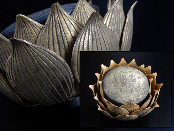 【新品，新作】 古美術 仏教美術 銅製 蓮 置物 細密細工 古作 時代物 極上品 初だし品 7412(銅製)｜売買されたオークション情報、yahooの商品情報をアーカイブ公開 - オークファン その他