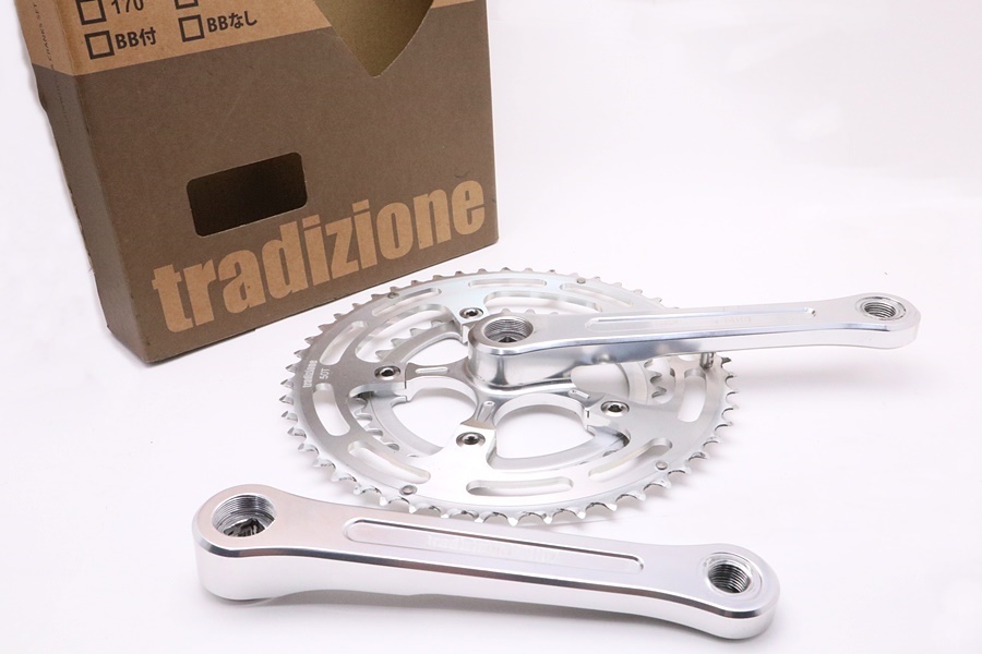 Tradizione belloクランク トラディツィオーネ TRADIZIONE bello CRANK 165mm 50/34T クランク