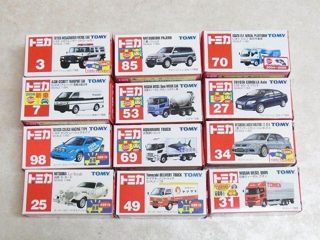 トミカ 中国製 赤箱 水族館トラック/三菱 i/トヨタ アルファード/ハリアー/光岡 ラ・セード/ホンダ エリシオン 他 まとめて40台セット【20_3