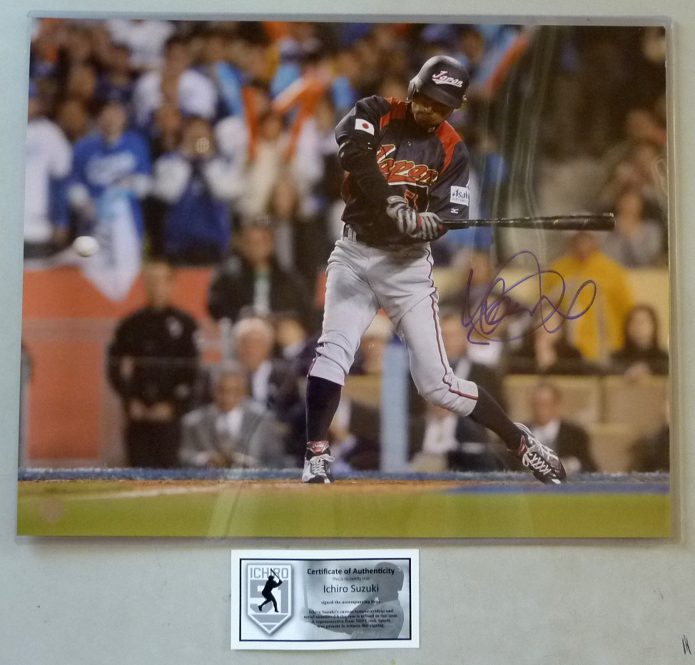 ☆WBC2009 ☆イチロー選手 直筆サイン写真 イチロー Good Sports社実