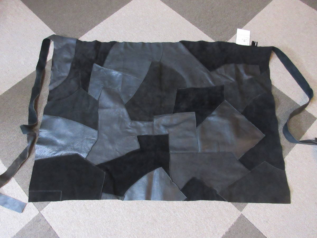 tricot COMME des GARCONS 革製 スカート エプロン 前掛け 牛革 羊革  