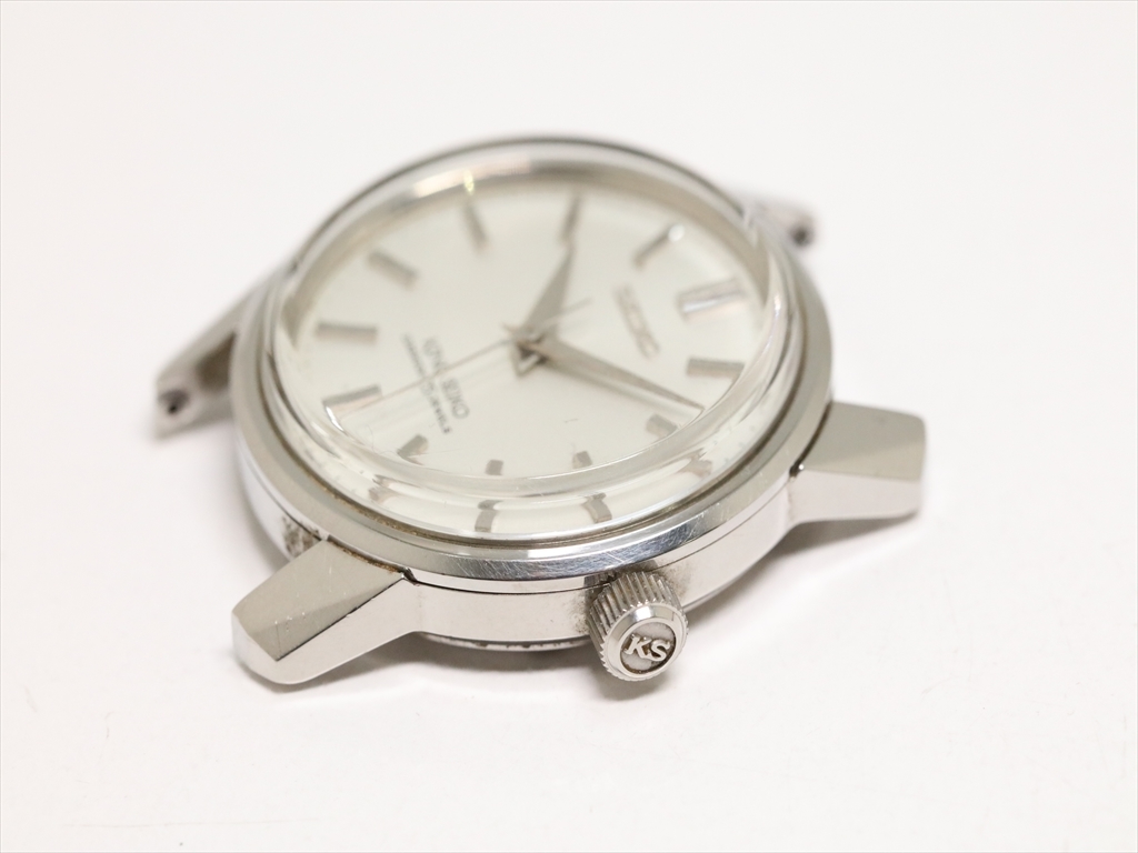 可動品【SEIKO/キングセイコー】44-9990　手巻き　25石　メダリオン付き　シルバー文字盤　SS　アンティーク　本体　メンズ腕時計　M830