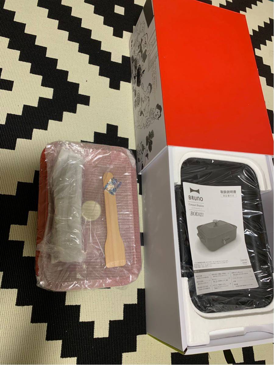 新品 Bruno ブルーノ ホットプレート たこ焼きプレート付き_1