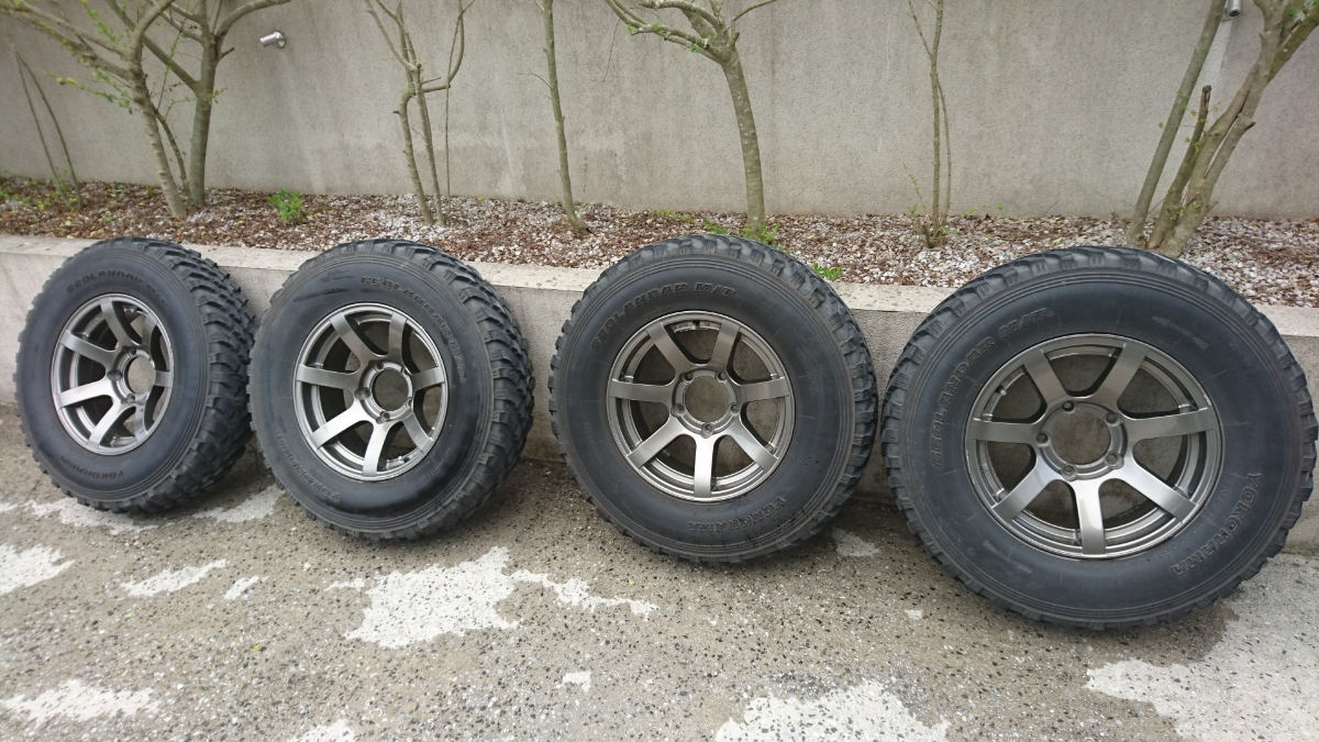 ジムニー オリジン MUD-S7 ガンメタ ヨコハマ ジオランダー7.00MT 