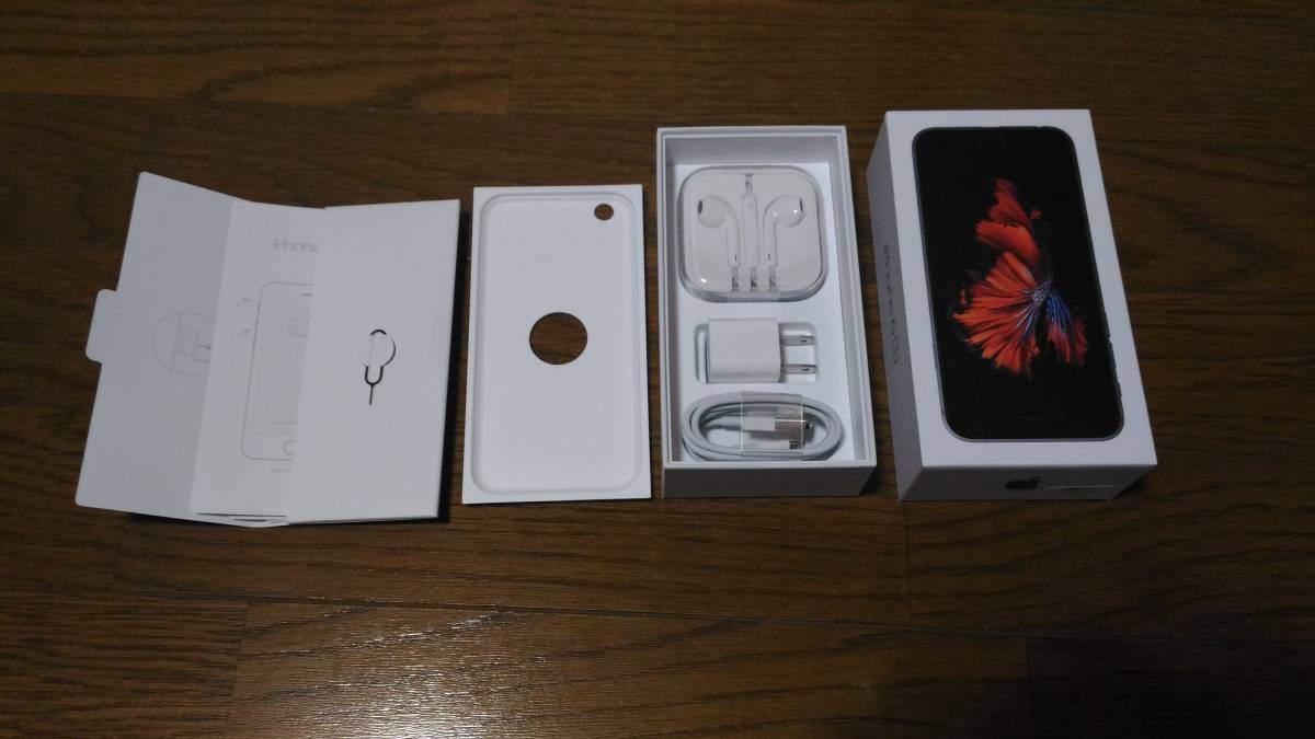 【空き箱・アクセサリ完備】iphone 6S 32GB スペースグレー_1