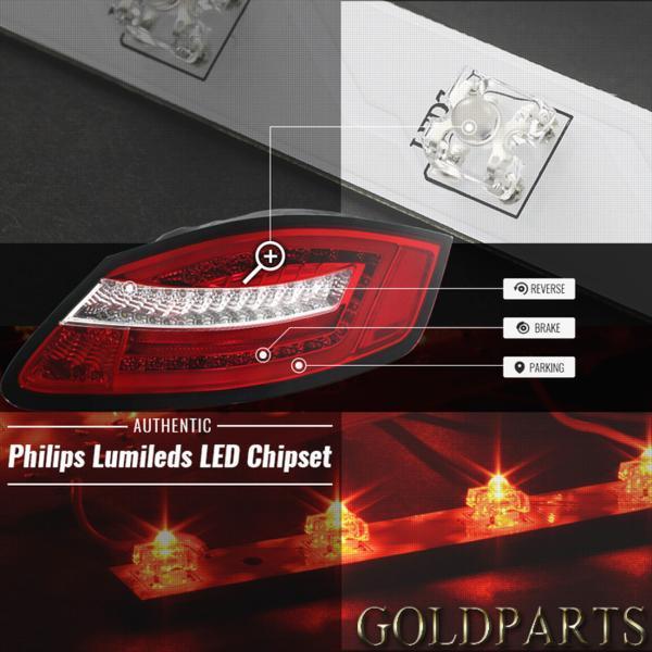 ★安心スプリングセール★【正規品】　流れるウインカー　ポルシェ987 前期　ボクスター・ケイマン　ファイバーフルLEDテール　PORSCHE987