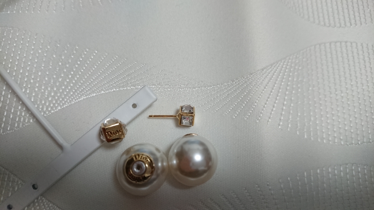 Dior パール ２way ピアス_2